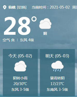 ds足球官网app下载-仙桃天气预报，今日多云转晴，明日或有阵雨