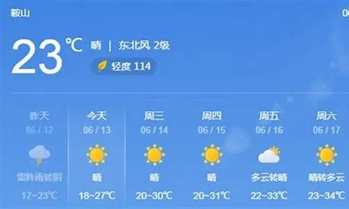 鞍山天气预报15天查询最新消息，未来两周天气趋势与出行指南