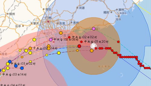 2023台风实时路径，风雨中的守望与科技的力量